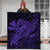 Hawaiian Map Hula Girl Hibiscus Kanaka Polynesian Premium Quilts - Purple - AH - Polynesian Pride