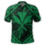 Hawaiian Map Kanaka Hibiscus Green Polynesian Polo Shirt - Polynesian Pride