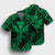 Hawaiian Map Kanaka Hibiscus Green Polynesian Hawaiian Shirt - AH - Polynesian Pride