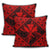 Hawaiian Map Kanaka Hibiscus Red Polynesian Pillow Covers - AH - Polynesian Pride