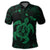 Hawaiian Map Kanaka Hibiscus Turtle Green Polynesian Polo Shirt - Polynesian Pride