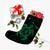 Hawaiian Map Kanaka Hibiscus Turtle Green Polynesian Christmas Stocking - AH - Polynesian Pride