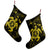 Hawaiian Map Kanaka Hibiscus Turtle Yellow Polynesian Christmas Stocking - AH - Polynesian Pride