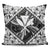 Hawaiian Map Kanaka Hibiscus White Polynesian Pillow Covers - AH Pillow Covers Black - Polynesian Pride