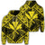 Hawaiian Map Kanaka Hibiscus Yellow Polynesian Zip Hoodie Unisex Art - Polynesian Pride