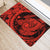 Hawaiian Map Kanaka Honu Hibiscus Globular Polynesian Door Mat Red AH - Polynesian Pride