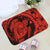 Hawaiian Map Kanaka Honu Hibiscus Globular Polynesian Door Mat Red AH - Polynesian Pride