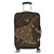 Hawaiian Map Kanaka Manta Ray Polynesian Luggage Covers Gold - AH Black - Polynesian Pride