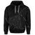 Custom Hawaiian Map Kanaka Manta Ray Polynesian Hoodie Gray - Polynesian Pride