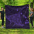 Hawaiian Map Kanaka Manta Ray Polynesian Premium Quilts Purple - AH Black - Polynesian Pride