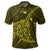 Hawaiian Map Kanaka Manta Ray Polynesian Polo Shirt Yellow - Polynesian Pride