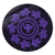 Hawaiian Map Kanaka Turtles Circle Style Purple Polynesian Round Carpet - AH Round Carpet Luxurious Plush - Polynesian Pride