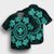 Hawaiian Map Kanaka Turtles Circle Style Turquoise Polynesian Hawaiian Shirt - AH - Polynesian Pride