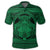 Hawaiian Map Madame Pele Kanaka Plumeria Polynesian Polo Shirt Green - Polynesian Pride