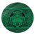 Hawaiian Map Madame Pele Kanaka Plumeria Polynesian Round Carpet Green AH Round Carpet Luxurious Plush - Polynesian Pride