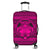 Hawaiian Map Madame Pele Kanaka Plumeria Polynesian Luggage Covers Pink AH Black - Polynesian Pride