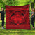 Hawaiian Map Madame Pele Kanaka Plumeria Polynesian Premium Quilts Red AH Black - Polynesian Pride