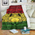 Hawaiian Map Madame Pele Kanaka Plumeria Polynesian Premium Blankets Reggae AH White - Polynesian Pride