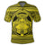 Hawaiian Map Madame Pele Kanaka Plumeria Polynesian Polo Shirt Yellow - Polynesian Pride