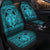 Hawaiian Map Madame Pele Mauna Kea Plumeria Polynesian Car Seat Covers Blue AH - Polynesian Pride