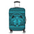 Hawaiian Map Madame Pele Mauna Kea Plumeria Polynesian Luggage Covers Blue AH Black - Polynesian Pride