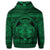 Hawaiian Map Madame Pele Mauna Kea Plumeria Polynesian Zip Hoodie Green - Polynesian Pride