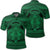 Hawaiian Map Madame Pele Mauna Kea Plumeria Polynesian Polo Shirt Green Unisex Black - Polynesian Pride