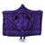 Hawaiian Map Madame Pele Mauna Kea Plumeria Polynesian Hooded Blanket Purple AH Hooded Blanket White - Polynesian Pride