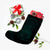 Hawaiian Map Madame Pele Polynesian Christmas Stocking Dark Green AH - Polynesian Pride