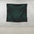 Hawaiian Map Madame Pele Polynesian Tapestry Dark Green AH - Polynesian Pride