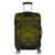 Hawaiian Map Madame Pele Polynesian Luggage Covers Yellow AH Black - Polynesian Pride