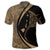 Hawaiian Map Manta Ray Polynesian Polo Shirt Gold - Polynesian Pride