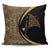 Hawaiian Map Manta Ray Polynesian Pillow Covers - Gold - AH Pillow Covers Black - Polynesian Pride