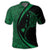 Hawaiian Map Manta Ray Polynesian Polo Shirt Green Circle Style - Polynesian Pride