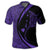 Hawaiian Map Manta Ray Polynesian Polo Shirt Purple Circle Style - Polynesian Pride