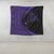 Hawaiian Map Manta Ray Polynesian Tapestry - Purple - Circle Style - AH - Polynesian Pride