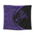 Hawaiian Map Manta Ray Polynesian Tapestry - Purple - Circle Style - AH Wall Tapestry Black - Polynesian Pride