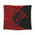 Hawaiian Map Manta Ray Polynesian Tapestry - Red - AH Wall Tapestry Black - Polynesian Pride