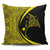 Hawaiian Map Manta Ray Polynesian Pillow Covers - Yellow - Circle Style - AH Pillow Covers Black - Polynesian Pride