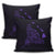 Hawaiian Map Manta Ray Purple Polynesian Pillow Covers - AH - Polynesian Pride