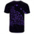 Hawaiian Map Manta Ray Purple Polynesian T Shirt - Polynesian Pride