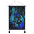 Hawaiian Map Palm Trees Fish Hook Polynesian Quilt Hanging Poster Colorful Blue - AH Hanging Poster Cotton And Linen - Polynesian Pride