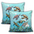 Hawaiian Map Sea Turtles Ocean Polynesian Pillow Covers - AH - Polynesian Pride