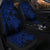 Hawaiian Map Turtle Hibiscus Kanaka Polynesian Car Seat Covers - Blue - AH - Polynesian Pride