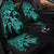 Hawaiian Map Turtle Hibiscus Kanaka Polynesian Car Seat Covers - Turquoise - AH - Polynesian Pride