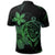 Hawaiian Map Turtle Hibiscus Plumeria Polynesian Polo Shirt Green - Polynesian Pride