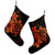 Hawaiian Map Turtle Hibiscus Plumeria Polynesian Christmas Stocking - Orange - AH - Polynesian Pride