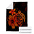 Hawaiian Map Turtle Hibiscus Plumeria Polynesian Premium Blankets - Orange - AH - Polynesian Pride