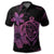 Hawaiian Map Turtle Hibiscus Plumeria Polynesian Polo Shirt Pink - Polynesian Pride