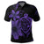 Hawaiian Map Turtle Hibiscus Plumeria Polynesian Polo Shirt Purple - Polynesian Pride